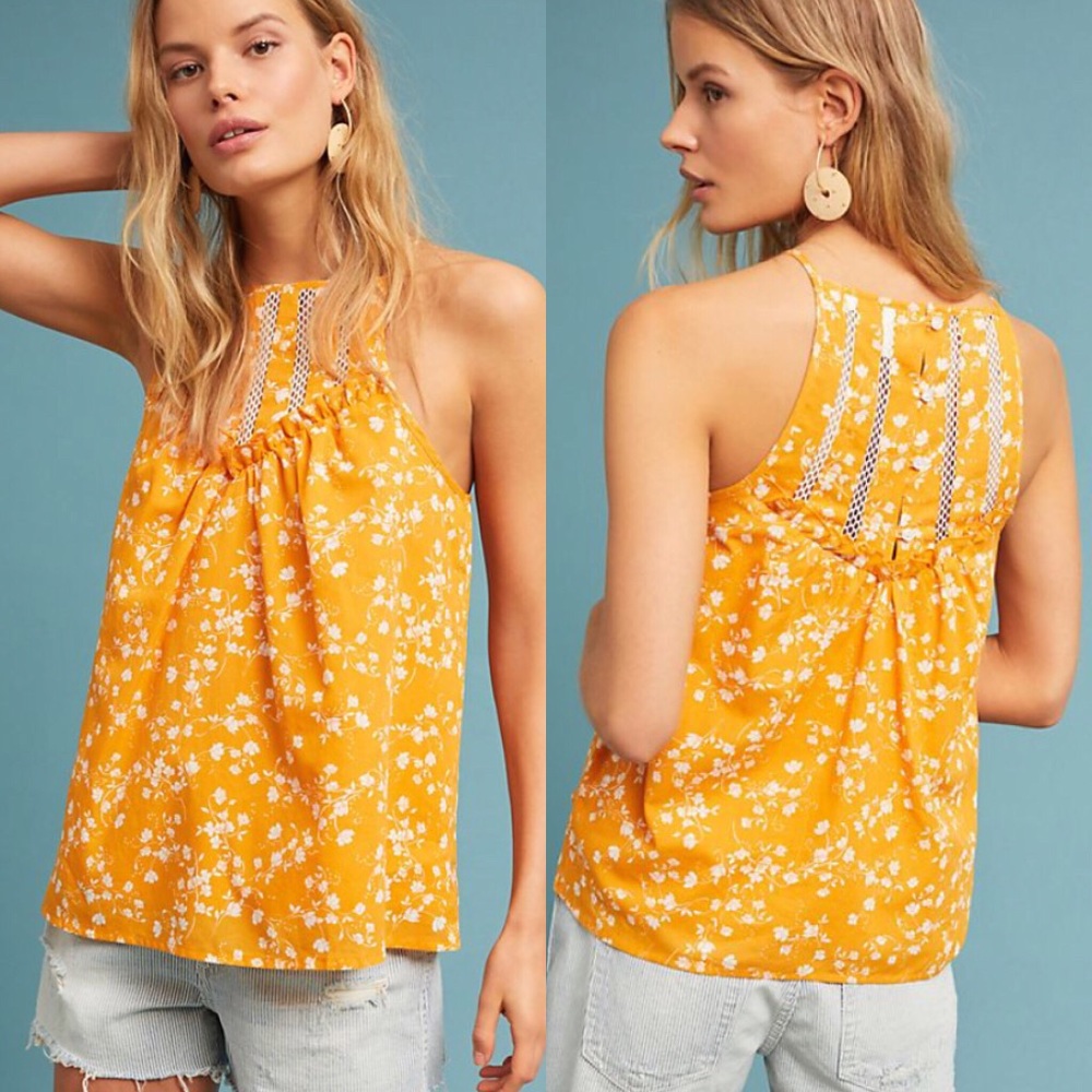Anthropologie Martell Halter Top